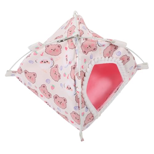 ROMISBABA Kuscheliges Hamsterzelt aus Plüsch Kleines Tierversteck und Schlafhöhle Atmungsaktiv Warmes Nest für Zwerghamster und Meerschweinchen Weiches Stoffhaus für Ganzjährigen Komfort ROMISBABA Kuscheliges Hamsterzelt aus Plüsch Kleines Tierversteck und Schlafhöhle Atmungsaktiv Warmes Nest für Zwerghamster und Meerschweinchen Weiches Stoffhaus für Ganzjährigen Komfort von ROMISBABA