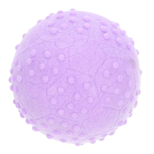 ROMISBABA Langlebiger Hundekauspielzeug Ball aus Robustem Gummi Interaktives zur Zahnpflege Widerstandsfähig gegen Starkes Kauen Geeignet für Kleine bis Große Hunde Farbintensiv und von ROMISBABA