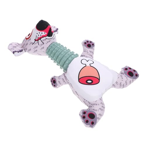 ROMISBABA Langlebiges Hundespielzeug mit Quietscher Plüsch Kauspielzeug für Welpen und Kleine Hunde Zahnpflegendes Kuscheltier zur Beruhigung und Interaktivem Spiel von ROMISBABA