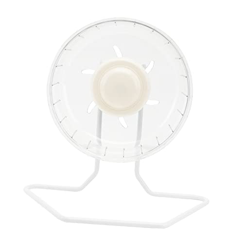 ROMISBABA Laufrad für Hamster Hamsterspielzeug selbst klein Laufen Leise Hamster nager Nagetier Hamster läuft Jogging-Spinner Hamster läuft Spinner Plastik Weiß von ROMISBABA
