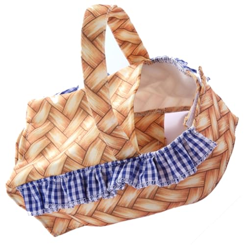 ROMISBABA Lustiges Haustier Hundekostüm Körbchen Design für Halloween Weihnachten Party Atmungsaktiv Bequem Cosplay Kleidung für Kleine bis Mittelgroße Hunde für und von ROMISBABA