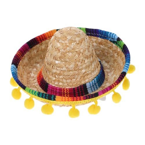 ROMISBABA Mexikanischer Sombrero Hut Für Partys Niedliche Haarspangen Für Frauen Mini Hut Für Katzen Für Mexikanische Fiesta Geburtstagsfeiern Haustier Hut ROMISBABA Mexikanischer Sombrero Hut Für Partys Niedliche Haarspangen Für Frauen Mini Hut Für Katzen Für Mexikanische Fiesta Geburtstagsfeiern Haustier Hut von ROMISBABA