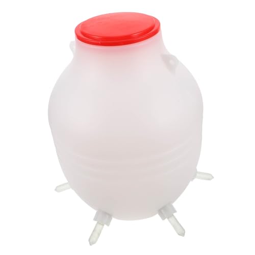 ROMISBABA Milchflasche mit Weichem Sauger Tragbarer Ziegen und Schaf Tränkehalter für Farm und Zoo Langlebiger Tiermilchspender zur Effizienten Gruppenfütterung von ROMISBABA