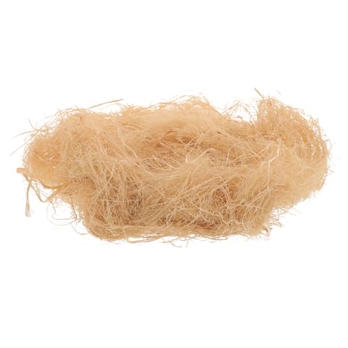 ROMISBABA Natürliches Vogel Nistmaterial Warmes Bedding für Wildvögel Kanarienvögel und Wellensittiche Natürliche Raffia Grasfasern für Nestbau Innenbereich Geeignet von ROMISBABA