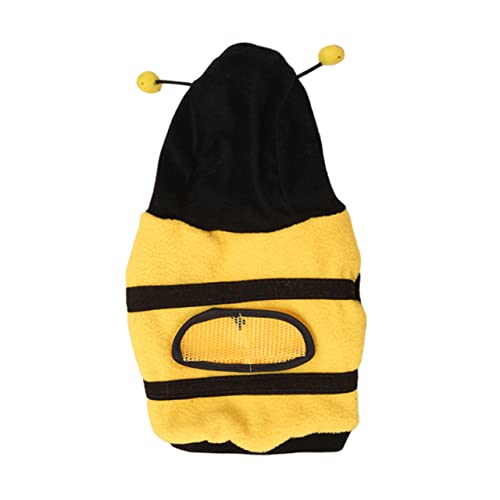 ROMISBABA Niedliches Bienenkostüm für Hunde Halloween Haustier Outfit Bequemes Hundekostüm für Kleine Hunde und Welpen Festliche Verkleidung für Haustierparty ROMISBABA Niedliches Bienenkostüm für Hunde Halloween Haustier Outfit Bequemes Hundekostüm für Kleine Hunde und Welpen Festliche Verkleidung für Haustierparty von ROMISBABA