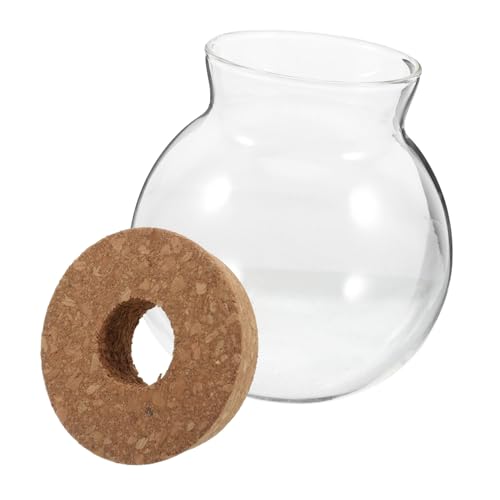 ROMISBABA Öko-Flasche Pflanzen-Terrarium Aquarium Pflanzenbecher Tank mit Deckel Hydrokultur-Glas -Pflanzen-Terrarium ROMISBABA Öko-Flasche Pflanzen-Terrarium Aquarium Pflanzenbecher Tank mit Deckel Hydrokultur-Glas -Pflanzen-Terrarium von ROMISBABA