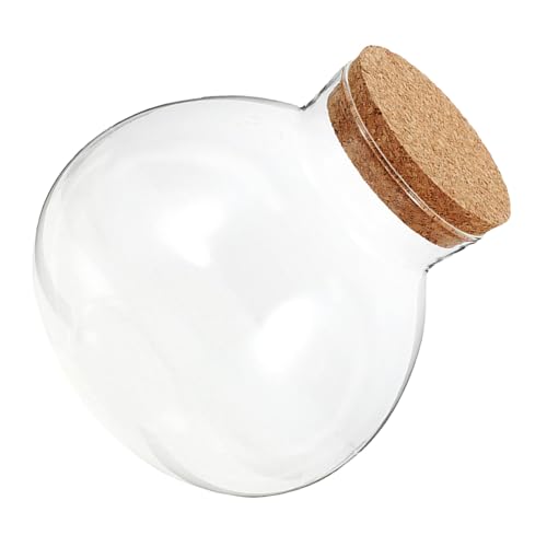 ROMISBABA Ökologische Mikrolandschaftsflasche Mikrolandschaftsflasche Mikropflanzenglas Terrarium Mit Deckel Luftpflanzenglas Glasbehälter Glaspflanzer Kleines Glasglas Knospenglas von ROMISBABA