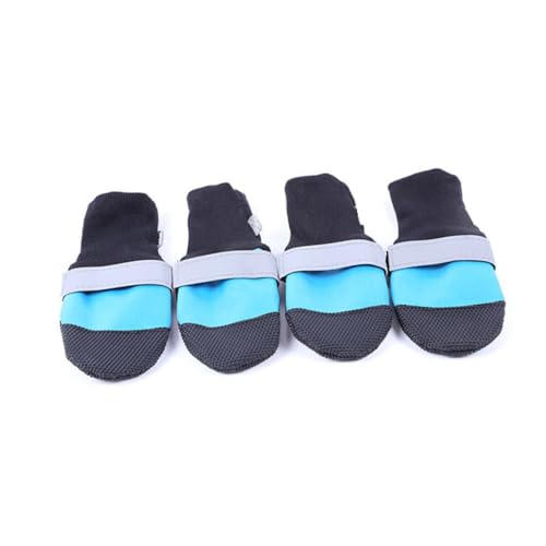 ROMISBABA Paar Hunde Katzen Petp Stiefel wasserdichte Hundestiefel Oxford Tuch Hundeschuhe wasserdichte Haustierstiefel rutschfeste Hundeschuhe Blau ROMISBABA Paar Hunde Katzen Petp Stiefel wasserdichte Hundestiefel Oxford Tuch Hundeschuhe wasserdichte Haustierstiefel rutschfeste Hundeschuhe Blau von ROMISBABA