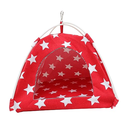 ROMISBABA Papagei Hängematte Haustier Bunt Nest Für Faltbar Hängend Vogelhaus Vogelzelt Vogel Winterkäfig Vogel Warme Hütte Rot PVC-kunststoffrohr ROMISBABA Papagei Hängematte Haustier Bunt Nest Für Faltbar Hängend Vogelhaus Vogelzelt Vogel Winterkäfig Vogel Warme Hütte Rot PVC-kunststoffrohr von ROMISBABA