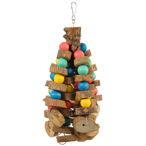 ROMISBABA Papagei Kauspielzeug aus Holz Multifunktionales Vogelspielzeug für Nymphensittiche und Andere als Vogelkäfigzubehör Fördert ROMISBABA Papagei Kauspielzeug aus Holz Multifunktionales Vogelspielzeug für Nymphensittiche und Andere als Vogelkäfigzubehör Fördert von ROMISBABA