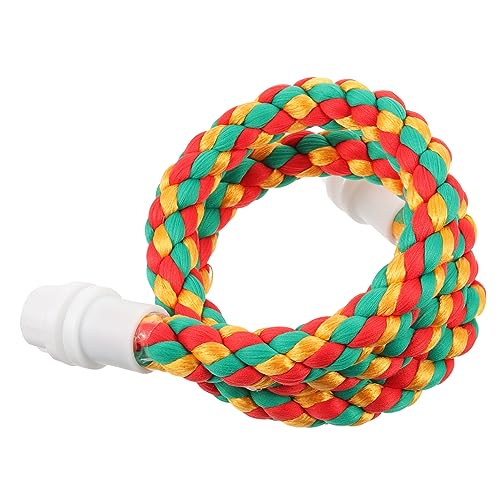 ROMISBABA Papagei Spielzeug Aus Baumwollseil Verschiedene Tragbares Kletterspielzeug Für Nymphensittiche Und Kleine Vögel Sicheres Und Kreatives Kau-Spielzeug Für Käfige von ROMISBABA