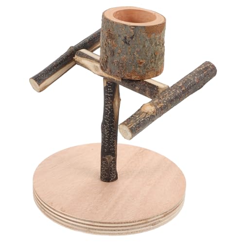 ROMISBABA Papagei Trainingsständer Holz Vogelkäfig Sitzstange mit Stabiler Basis für Interaktives Spiel und Vielseitige Nutzung Tisch und Boden Langlebig und Einfach zu Reinigen ROMISBABA Papagei Trainingsständer Holz Vogelkäfig Sitzstange mit Stabiler Basis für Interaktives Spiel und Vielseitige Nutzung Tisch und Boden Langlebig und Einfach zu Reinigen von ROMISBABA