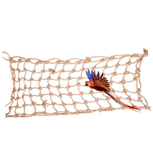 ROMISBABA Papageien Kletterseilnetz aus Großes und Mittelgroßes für Vögel Langlebig Beißfest Fördert Gesundheit und Spielvergnügen ROMISBABA Papageien Kletterseilnetz aus Großes und Mittelgroßes für Vögel Langlebig Beißfest Fördert Gesundheit und Spielvergnügen von ROMISBABA