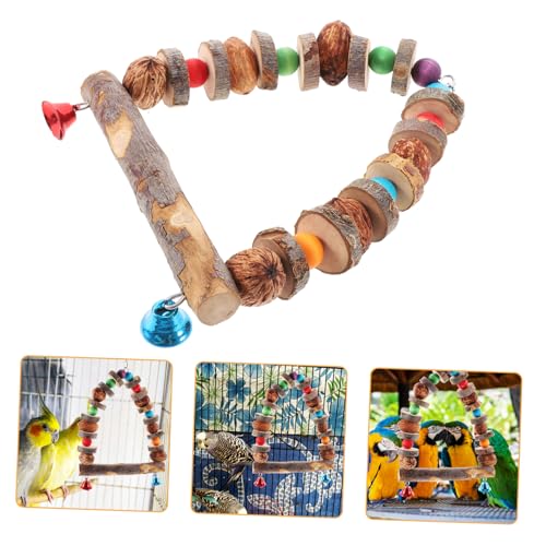 ROMISBABA Papageien Kauspielzeug Aus Naturmaterialien Hängendes Spielzeug Für Vögel Multifunktional Für Wellensittiche Nymphensittiche Und Andere Kleinvögel Fördert Spiel Und ROMISBABA Papageien Kauspielzeug Aus Naturmaterialien Hängendes Spielzeug Für Vögel Multifunktional Für Wellensittiche Nymphensittiche Und Andere Kleinvögel Fördert Spiel Und von ROMISBABA