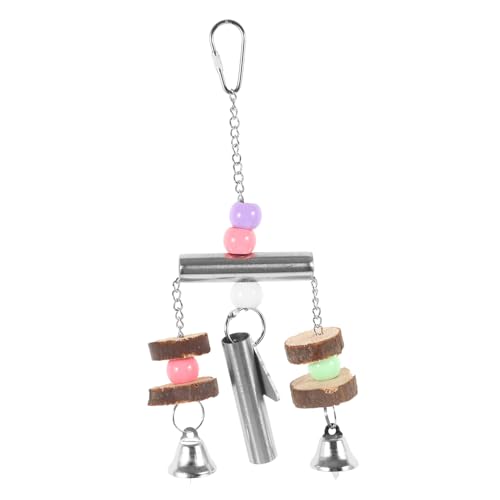 ROMISBABA Vogel-Hängeglockenspielzeug Vogel-Schredderspielzeug Papageien Kauspielzeug Hängespielzeug Vogelkäfig Schredderspielzeug ROMISBABA Vogel-Hängeglockenspielzeug Vogel-Schredderspielzeug Papageien Kauspielzeug Hängespielzeug Vogelkäfig Schredderspielzeug von ROMISBABA