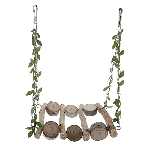 ROMISBABA Papageien Spielzeug Hängende Leiter Mit Schaukelfunktion Für Vögel Kletter Und Spielbrücke Für Käfige Für Wellensittiche Und Nymphensittiche ROMISBABA Papageien Spielzeug Hängende Leiter Mit Schaukelfunktion Für Vögel Kletter Und Spielbrücke Für Käfige Für Wellensittiche Und Nymphensittiche von ROMISBABA