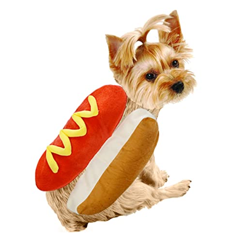 ROMISBABA Hundemäntel Für Mittelgroße Hunde Stilvoller Warmer Burger-Anzug Für Haustiere Bequeme Hoodies Für Welpen von ROMISBABA