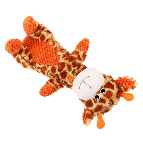 ROMISBABA Plüsch Giraffenform Quietschendes Interaktives Kau für Welpen für Zahnungsphase und Selbstständiges Langlebig und Unterhaltsam ROMISBABA Plüsch Giraffenform Quietschendes Interaktives Kau für Welpen für Zahnungsphase und Selbstständiges Langlebig und Unterhaltsam von ROMISBABA