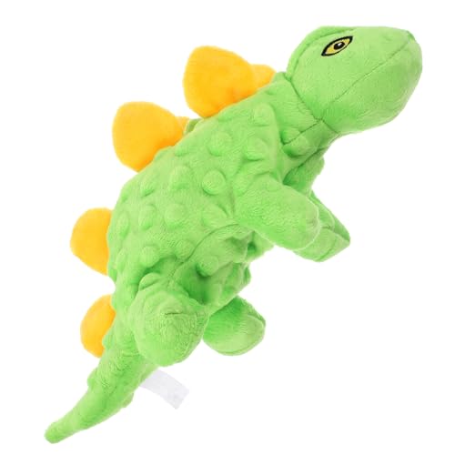ROMISBABA Plüsch Hundespielzeug Dinosaurier mit Quietscher Langlebiges Kauspielzeug für Welpen Interaktives Kuscheltier zur Zahnpflege und Beschäftigung Geeignet für Kleine und Große Hunde von ROMISBABA