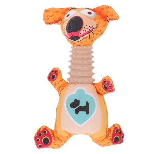 ROMISBABA Plüsch Hundespielzeug mit Quietschfunktion Robustes Kauspielzeug für Welpen und Hunde Niedliches Cartoon Design Langlebig und Interaktiv zur Zahnpflege und Beruhigung Geeignet für von ROMISBABA
