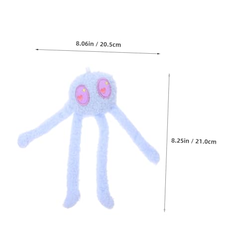 ROMISBABA Plüsch Katzenspielzeug Octopusform Langlebig und Sicher Interaktives Kuschelspielzeug für Kätzchen und Hunde Lustiges Beschäftigungsspielzeug für Indoor Spielspaß von ROMISBABA