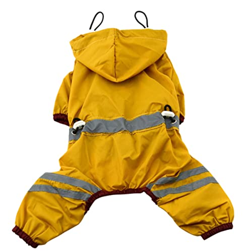 ROMISBABA Hunderegenmantel Regenbekleidung für Hunde PVC Einlagig Haustier-Regenmantel für und Mittelgroße Hunde Gelb S ROMISBABA Hunderegenmantel Regenbekleidung für Hunde PVC Einlagig Haustier-Regenmantel für und Mittelgroße Hunde Gelb S von ROMISBABA