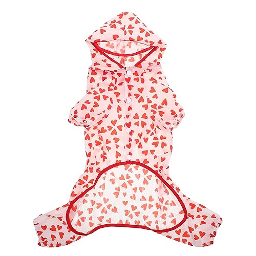 ROMISBABA Pet Regenmantel Für Hunde Verstellbarer Wasserdichter Poncho Aus Polyester Atmungsaktiv Und Leicht Für Kleine Und Mittelgroße Hunde Für Outdoor-aktivitäten Bei Jedem Wetter ROMISBABA Pet Regenmantel Für Hunde Verstellbarer Wasserdichter Poncho Aus Polyester Atmungsaktiv Und Leicht Für Kleine Und Mittelgroße Hunde Für Outdoor-aktivitäten Bei Jedem Wetter von ROMISBABA