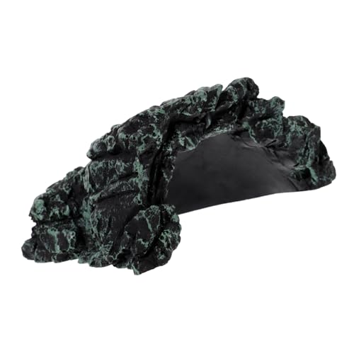 ROMISBABA Resin Reptilienversteck Höhle Terrarium Zubehör Schildkrötenversteck Stressreduzierend Langlebig Leicht zu Reinigen Aquarium Dekoration für Wasser und Landtiere ROMISBABA Resin Reptilienversteck Höhle Terrarium Zubehör Schildkrötenversteck Stressreduzierend Langlebig Leicht zu Reinigen Aquarium Dekoration für Wasser und Landtiere von ROMISBABA