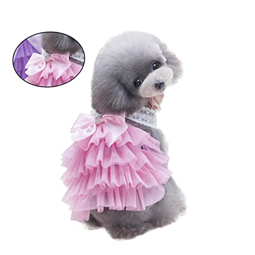 ROMISBABA Bezauberndes Prinzessinnen-hundekleid Mehrschichtiger Tutu-Rock Für Hunde Spitze Und Schleife ROMISBABA Bezauberndes Prinzessinnen-hundekleid Mehrschichtiger Tutu-Rock Für Hunde Spitze Und Schleife von ROMISBABA