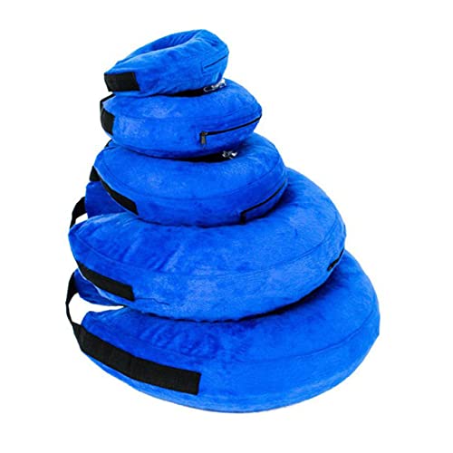 ROMISBABA Schildkragen für Haustiere Hundehalskragen aufblasbares Halsband für Haustiere Blue von ROMISBABA