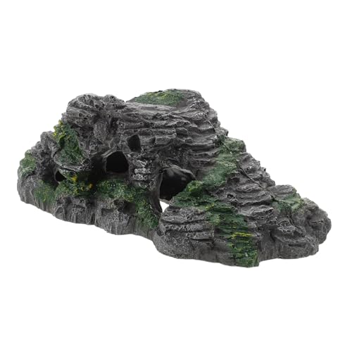 ROMISBABA Schildkröten Sonnenplattform aus Resin Natürliche Felsoptik Multifunktionale Basking Platform für Aquarium und Terrarium Geeignet für Wasserschildkröten Landschildkröten Praktische von ROMISBABA