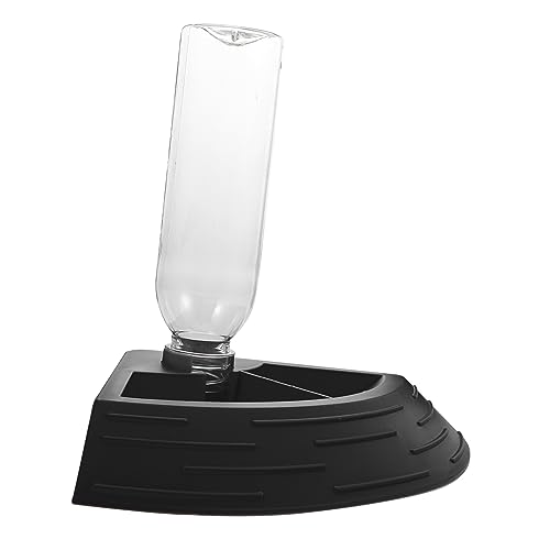 ROMISBABA Schildkrötentrinker automatische wasserspender schildkröte Haustier Schüssel Lizard Food Feeder Turtle Water Dispenser Wasserspender für Reptilien Tierfutterhalter Plastik Black von ROMISBABA