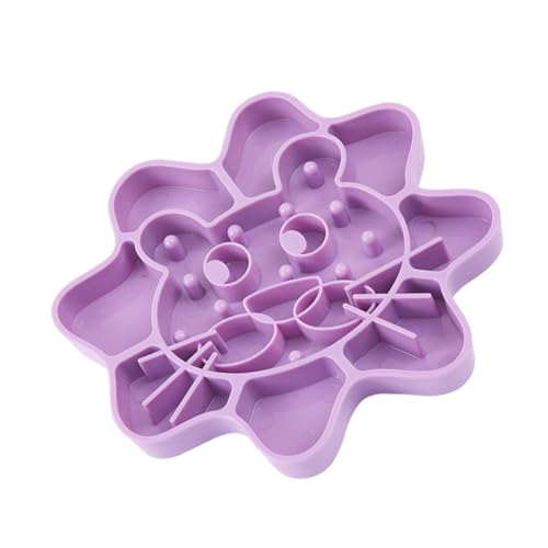 ROMISBABA Bulge Pattern Design Hund Langsam Fütterer Napf Rutschfestes Futtergeschirr Gegen Verdauungsprobleme Für Gesundes Essverhalten Und Langsames Fressen von ROMISBABA