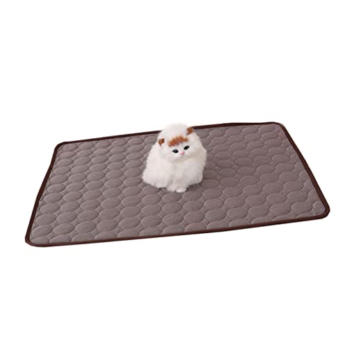 ROMISBABA Sommerkühlmatte Für Haustiere Zubehör Drinnen Hund Pads Pfote Groß Cool Bett Größe Kühlung Unterlage Stoff Pet Pad Sommer Kühlmatte Coffee ROMISBABA Sommerkühlmatte Für Haustiere Zubehör Drinnen Hund Pads Pfote Groß Cool Bett Größe Kühlung Unterlage Stoff Pet Pad Sommer Kühlmatte Coffee von ROMISBABA