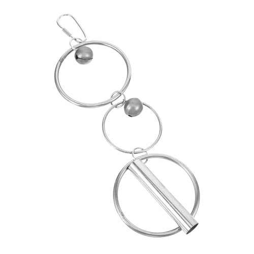 ROMISBABA Vogel Papagei Glocke Spielzeug Edelstahl Glocke Kauen String Spielzeug Sittich Glocke für Haustier Vogel ROMISBABA Vogel Papagei Glocke Spielzeug Edelstahl Glocke Kauen String Spielzeug Sittich Glocke für Haustier Vogel von ROMISBABA