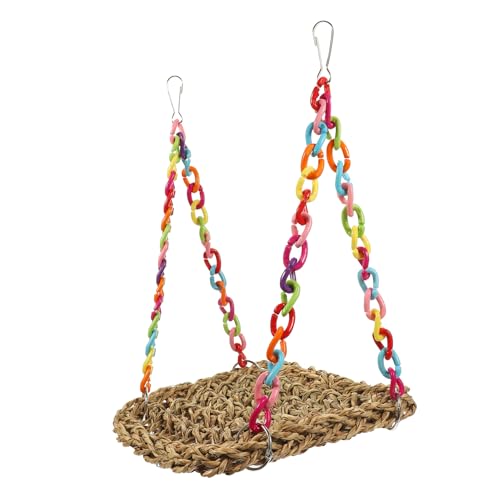 ROMISBABA Hängendes Vogelnest Papagei Wandspielzeug Sittichspielzeug Vogelspielzeug Für Nymphensittiche von ROMISBABA