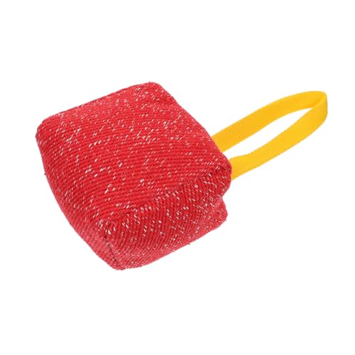 ROMISBABA Pet Chew Bite Kauspielzeug Für Hunde Interaktives Trainingsspielzeug Zur Zahnpflege Und Beschäftigung Für Welpen Und Ältere Hunde Rot von ROMISBABA