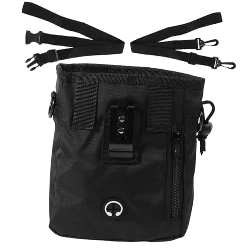 ROMISBABA Tragbare Hundetraining Tasche mit Zugverschluss Nylon Leckerli Beutel für Hundespaziergänge Snack Aufbewahrungstasche Geräumig und Auslaufsicher Geeignet für Training und von ROMISBABA