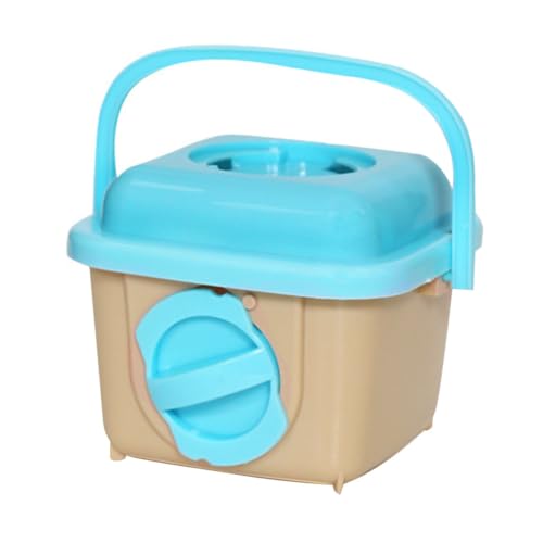 ROMISBABA Tragbarer Hamsterkäfig Mini Haustierkäfig Atmungsaktiv Leicht für Reisen Camping und Ausflüge Geeignet für Hamster und Kleine Haustiere Robuste Transportbox mit Zufällige Farbe von ROMISBABA