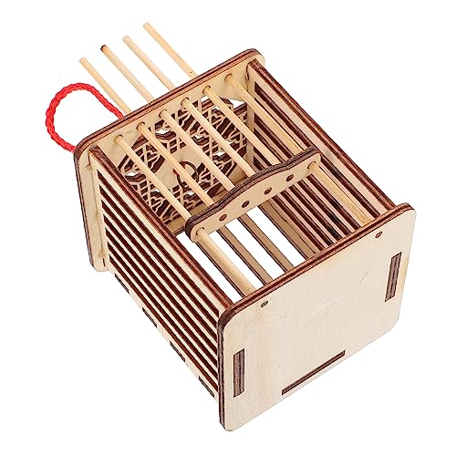ROMISBABA Tragbarer Insektenkäfig aus Holz für Outdoor Naturerkundungsspielzeug Leicht und zur Beobachtung von und Anderen Insekten ROMISBABA Tragbarer Insektenkäfig aus Holz für Outdoor Naturerkundungsspielzeug Leicht und zur Beobachtung von und Anderen Insekten von ROMISBABA