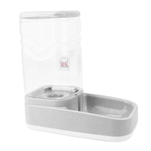 ROMISBABA Trinkbrunnen Für Haustiere Groß Multifunktional Futterspender Wasserspender Für Hunde Wassernapf Für Hunde Automatischer Trinknapf Für Haustiere Trinken Schüssel Weiß Plastik von ROMISBABA