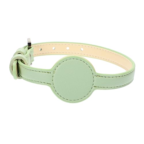 ROMISBABA Verstellbares Outdoor Katzenhalsband mit PU Material Leichtes Hautfreundliches Lost Tracer Sicherheitsband für Katzen Größenverstellbar Geeignet für Halsgrößen Modisches Lake von ROMISBABA