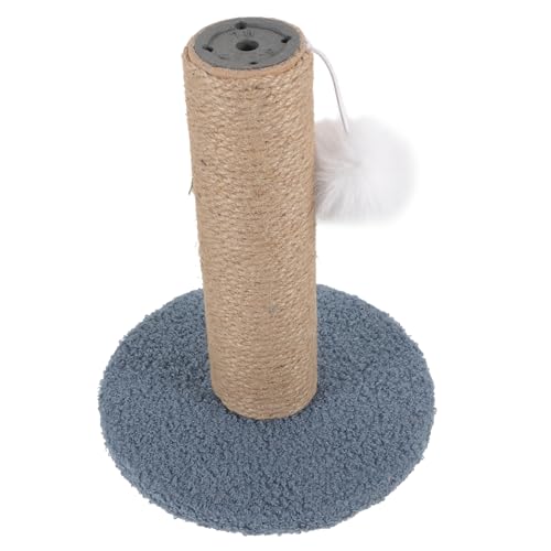 ROMISBABA Vertikaler Kratzbaum für Katzen Kätzchenzubehör aus Robustem Material für Indoor Interessanten Hängeball Design von ROMISBABA