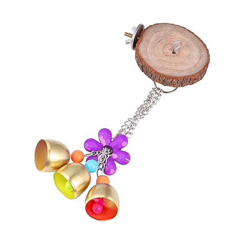 ROMISBABA Vogel Kauspielzeug aus Ökologischem Holz mit Glocke Multifunktionales Papageien als Sitzstange Schaukel und Lernbrett für Balance und Aktivität Geeignet für Zufällige Farbe ROMISBABA Vogel Kauspielzeug aus Ökologischem Holz mit Glocke Multifunktionales Papageien als Sitzstange Schaukel und Lernbrett für Balance und Aktivität Geeignet für Zufällige Farbe von ROMISBABA