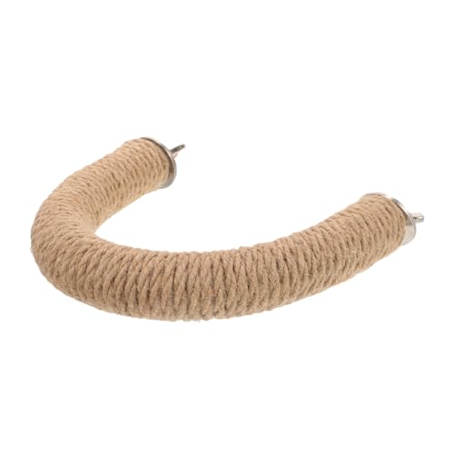 ROMISBABA Vogelkäfig Sitzstange aus Robustem Material Kratzfestes Vogelspielzeug Kauspielzeug für Papageien Wellensittiche und Kleine Vögel Zubehör zur Vogelbeschäftigung und Käfigdekoration von ROMISBABA