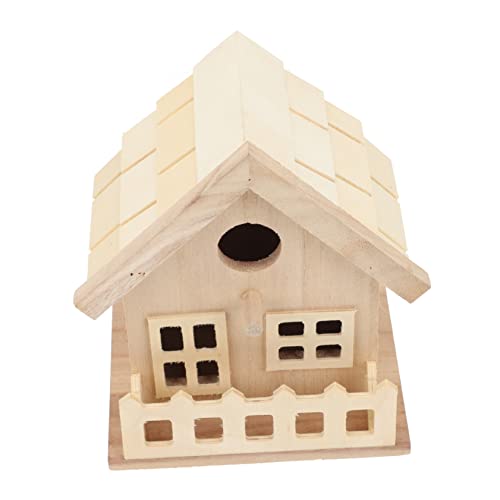 ROMISBABA Vogelnest Dekoration Häuser Holzdekor Hausvogelnest Dekoratives Vogelhaus Vogelhütte Futterhäuschen Für Vögel Zubehör Für Vögel Im Freien Zartes Vogelhaus Hölzern Khaki ROMISBABA Vogelnest Dekoration Häuser Holzdekor Hausvogelnest Dekoratives Vogelhaus Vogelhütte Futterhäuschen Für Vögel Zubehör Für Vögel Im Freien Zartes Vogelhaus Hölzern Khaki von ROMISBABA
