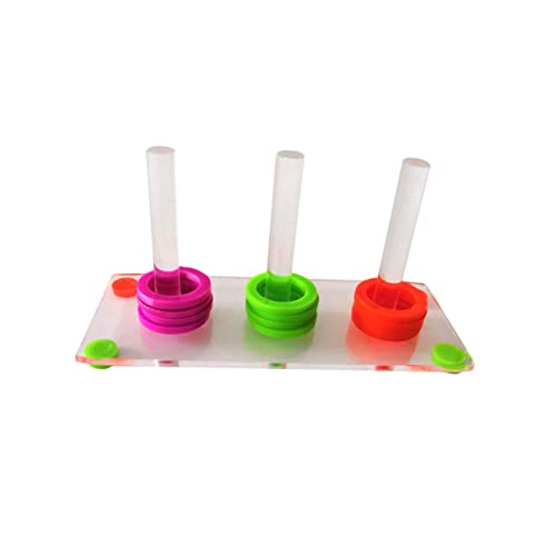 ROMISBABA Pädagogisches Papagei Spielzeug Vogel Werfen Spiel Für Conures Vögel Zufällige Farbe ROMISBABA Pädagogisches Papagei Spielzeug Vogel Werfen Spiel Für Conures Vögel Zufällige Farbe von ROMISBABA
