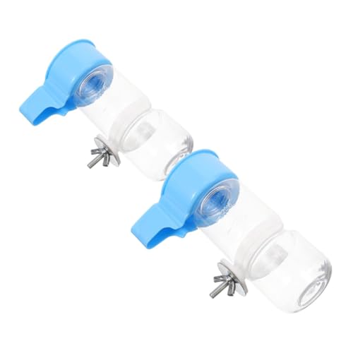 ROMISBABA 2stücke Vogeldrinkwasserautomat Für Käfige Automatischer Wasserspender Für Papageien Sittiche Und Andere Vogelarten Einfache Installation Robustes Material Elegantes Design von ROMISBABA