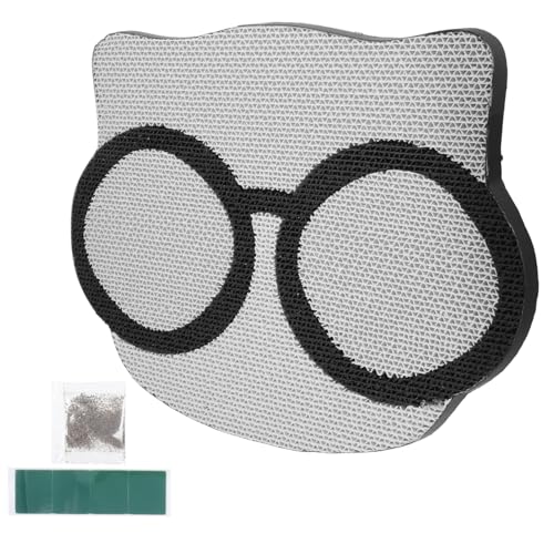 ROMISBABA Wandmontiertes Kratzbrett für Katzen aus Umweltfreundlicher Wellpappe Platzsparendes Indoor zum Krallenwetzen Robustes Katzenkratzbrett mit Attraktivem Design und Leicht zu von ROMISBABA