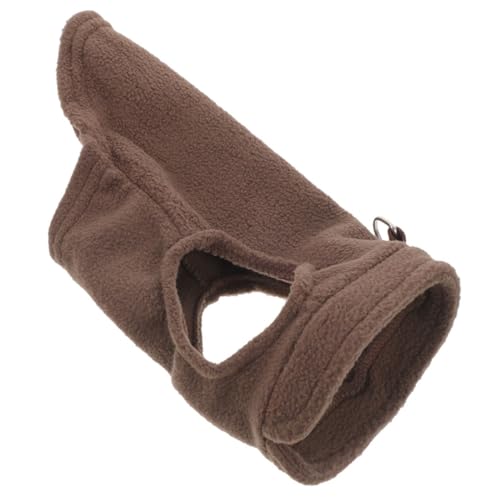 ROMISBABA Warme Hundeweste aus Fleece für Winter Ärmellos Weste für Kleine und Mittlere Hunde Modische Outdoor-Weste mit D-Ring Wiederverwendbar XL Kaffee ROMISBABA Warme Hundeweste aus Fleece für Winter Ärmellos Weste für Kleine und Mittlere Hunde Modische Outdoor-Weste mit D-Ring Wiederverwendbar XL Kaffee von ROMISBABA
